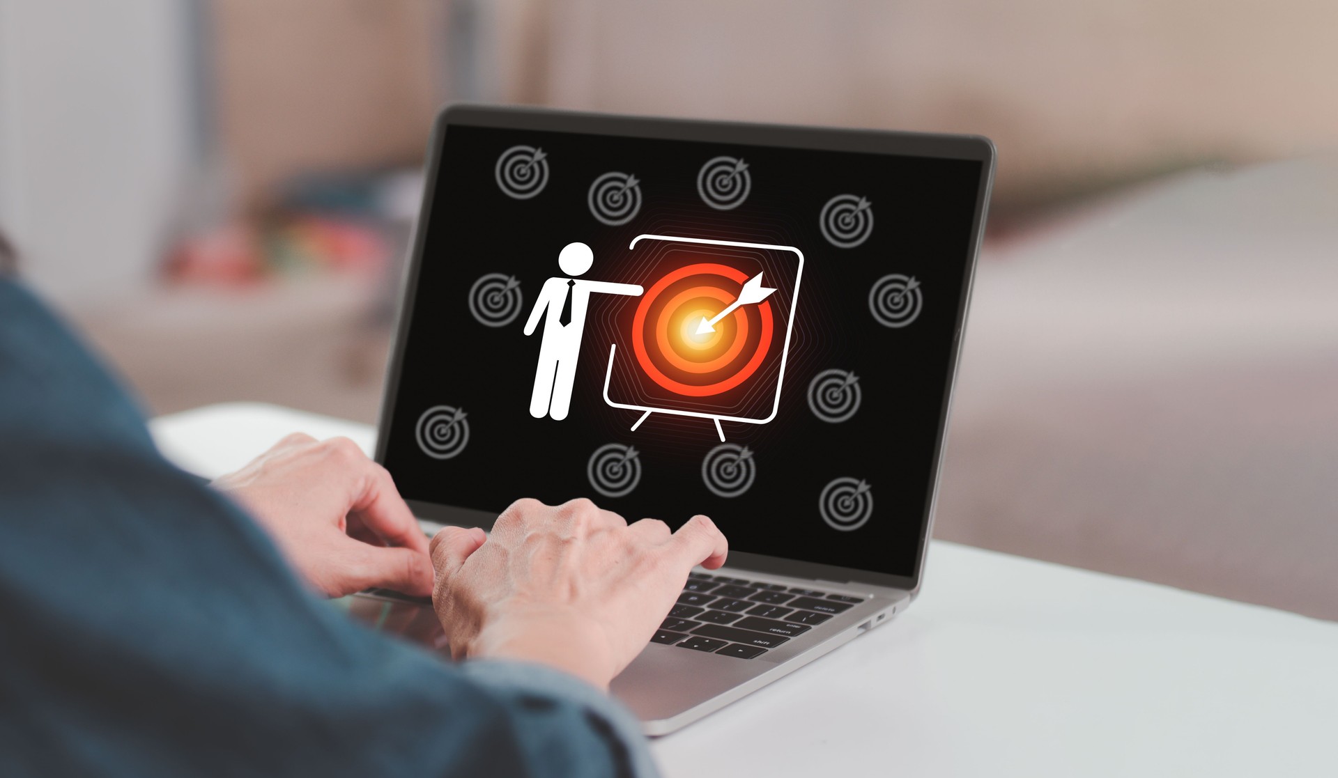 A business target is a bullseye. The dart is a chance, and the dartboard is the objective and goal. As a concept, each of these presents a challenge in business marketing.